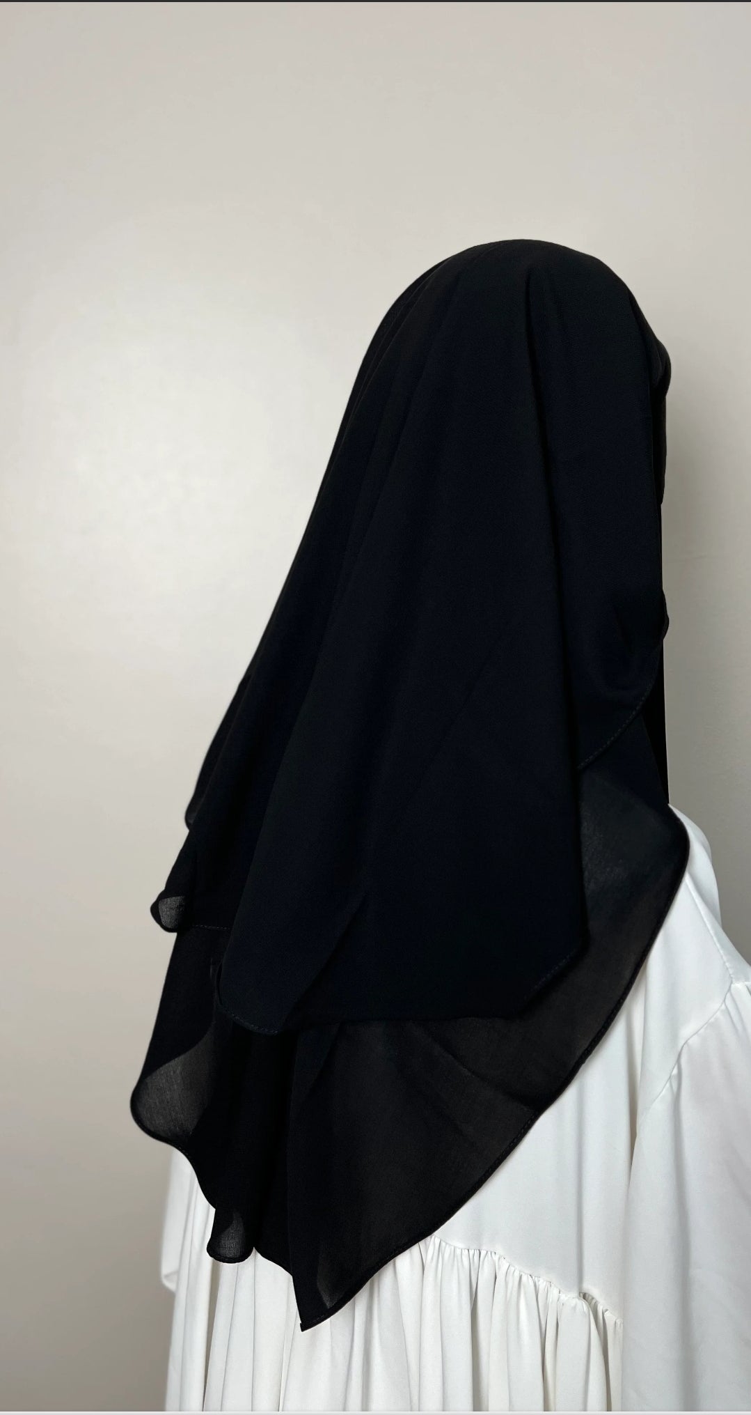 Sitar/Niqab casquette mi-long