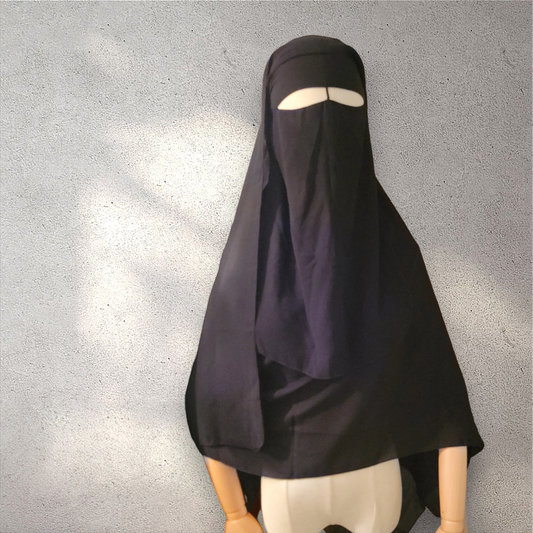 Niqab Hijab Intégré 2 en 1