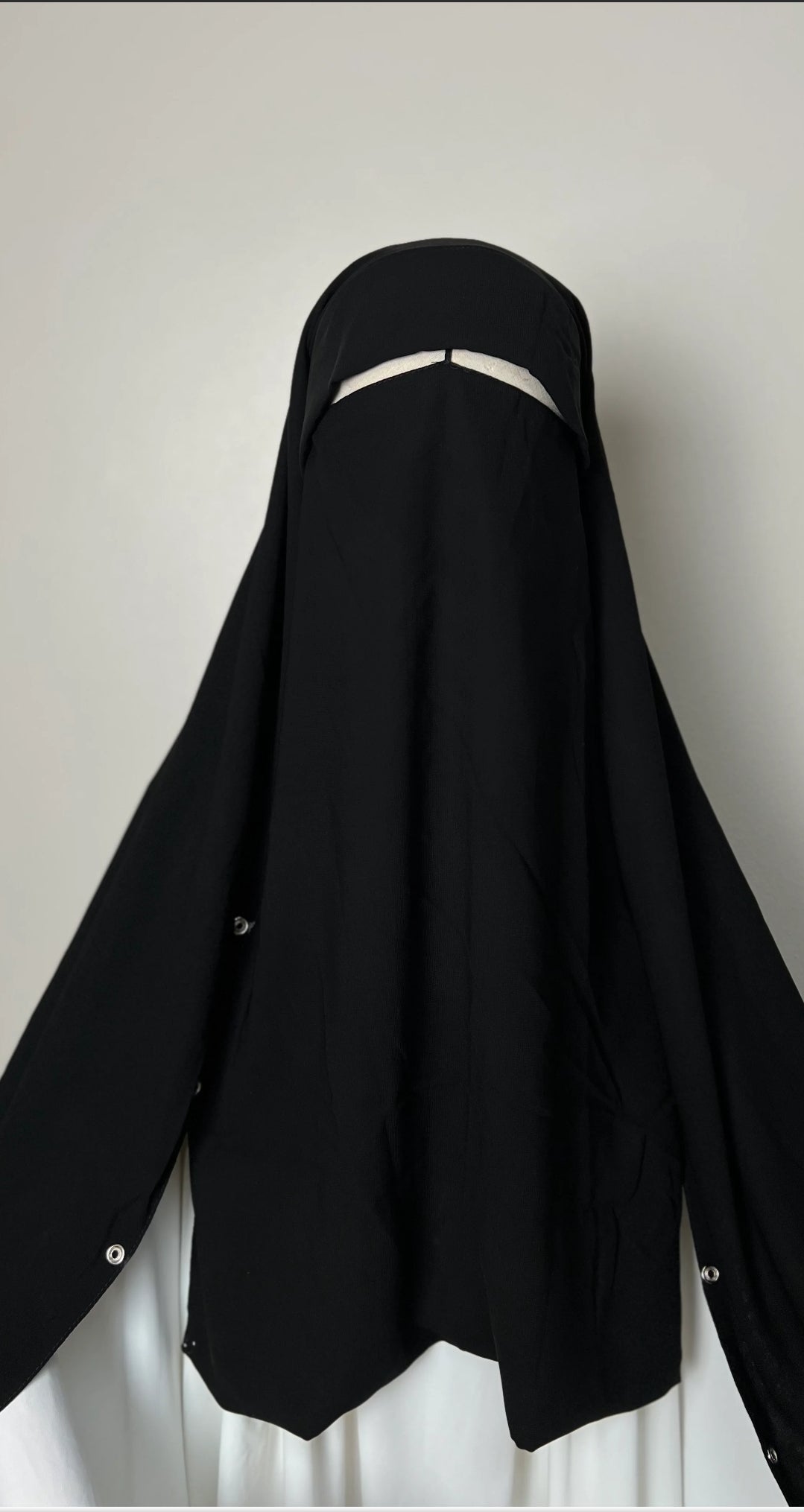 Maxi Niqab casquette à pression