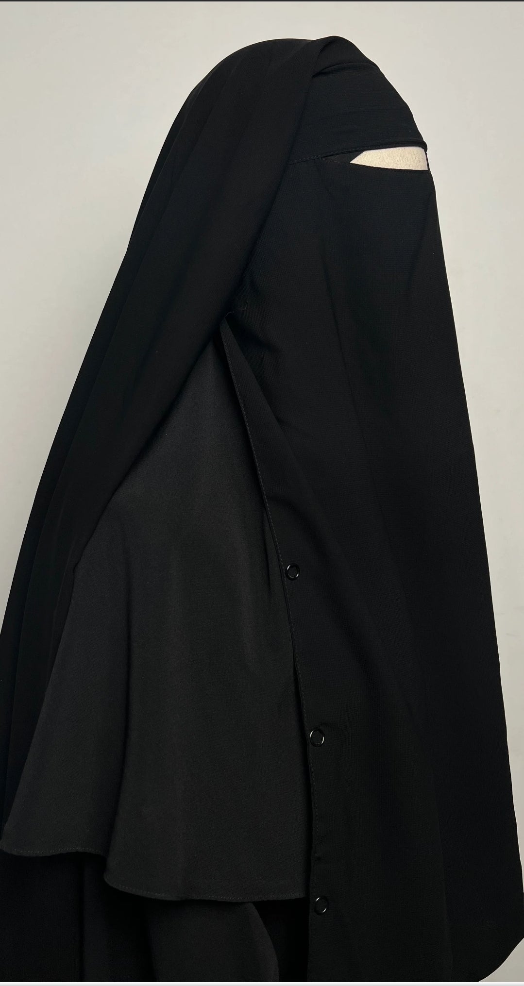 Maxi Niqab casquette à pression