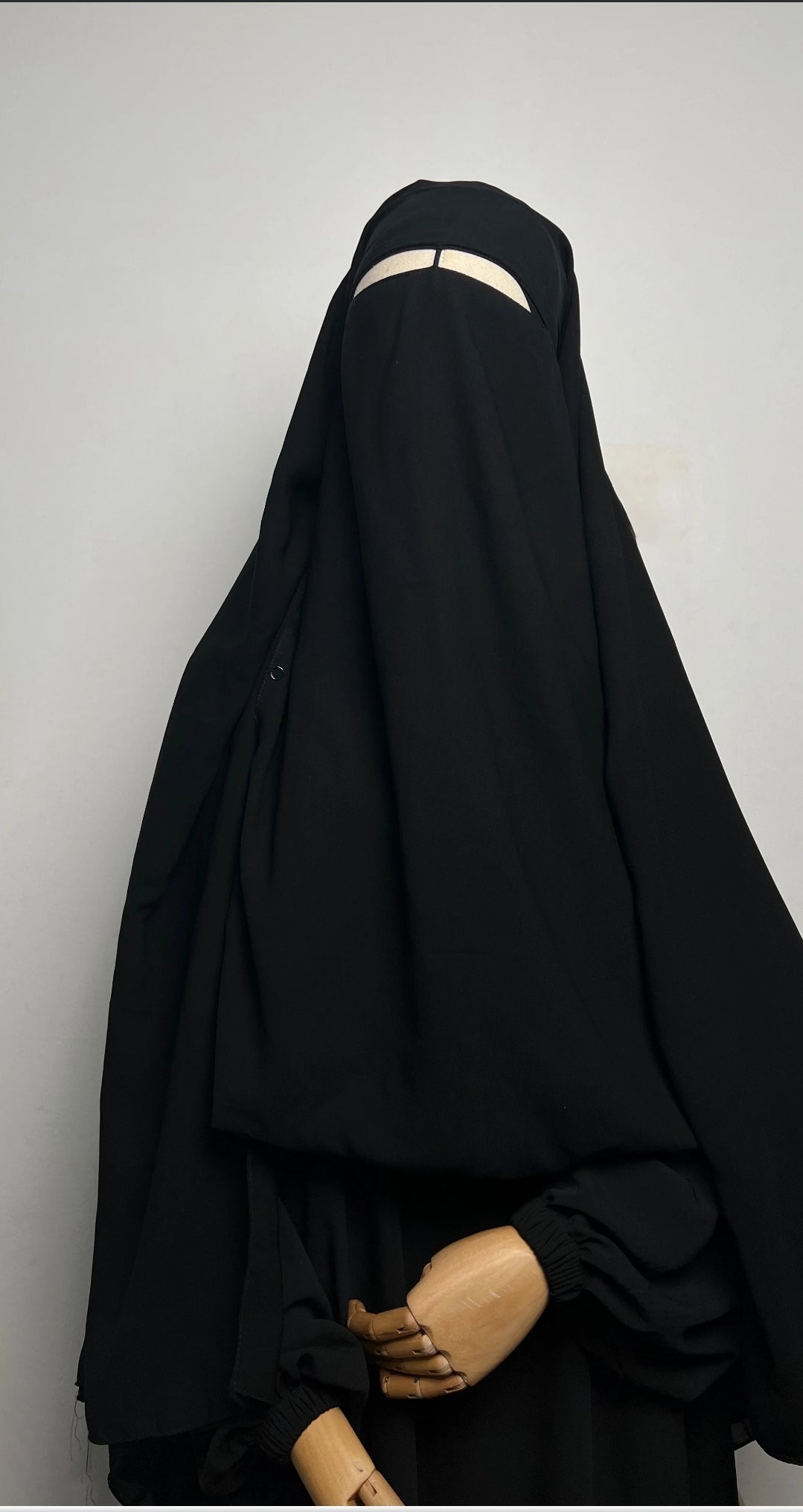 Maxi Niqab casquette à pression