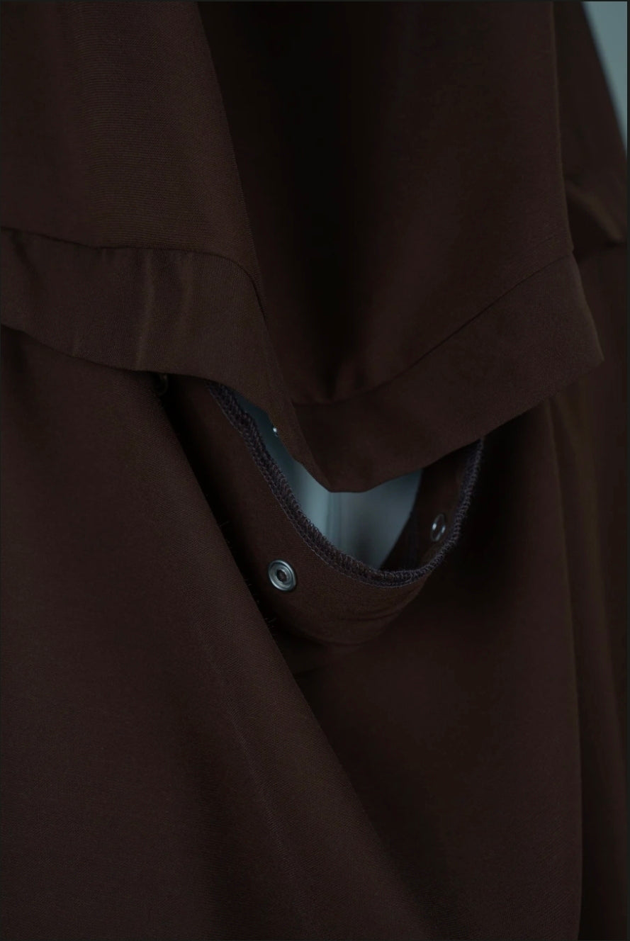 Khimar de portage Oummi (avant/arrière) - HIJRATI