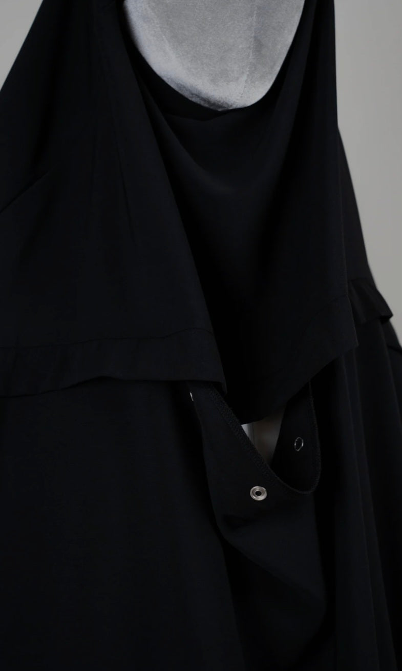 Khimar de portage Oummi (avant/arrière) - HIJRATI