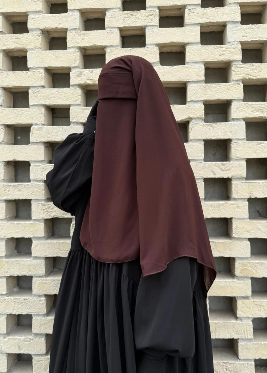 Sitar niqab casquette option pulldown bandeau lycra